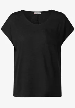 Leinen-Look T-Shirt