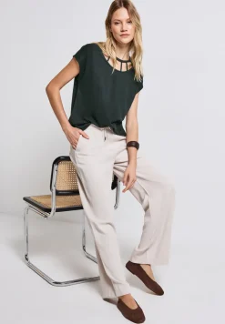 Leinen-Look Shirt