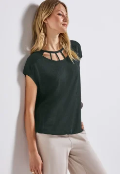 Leinen-Look Shirt