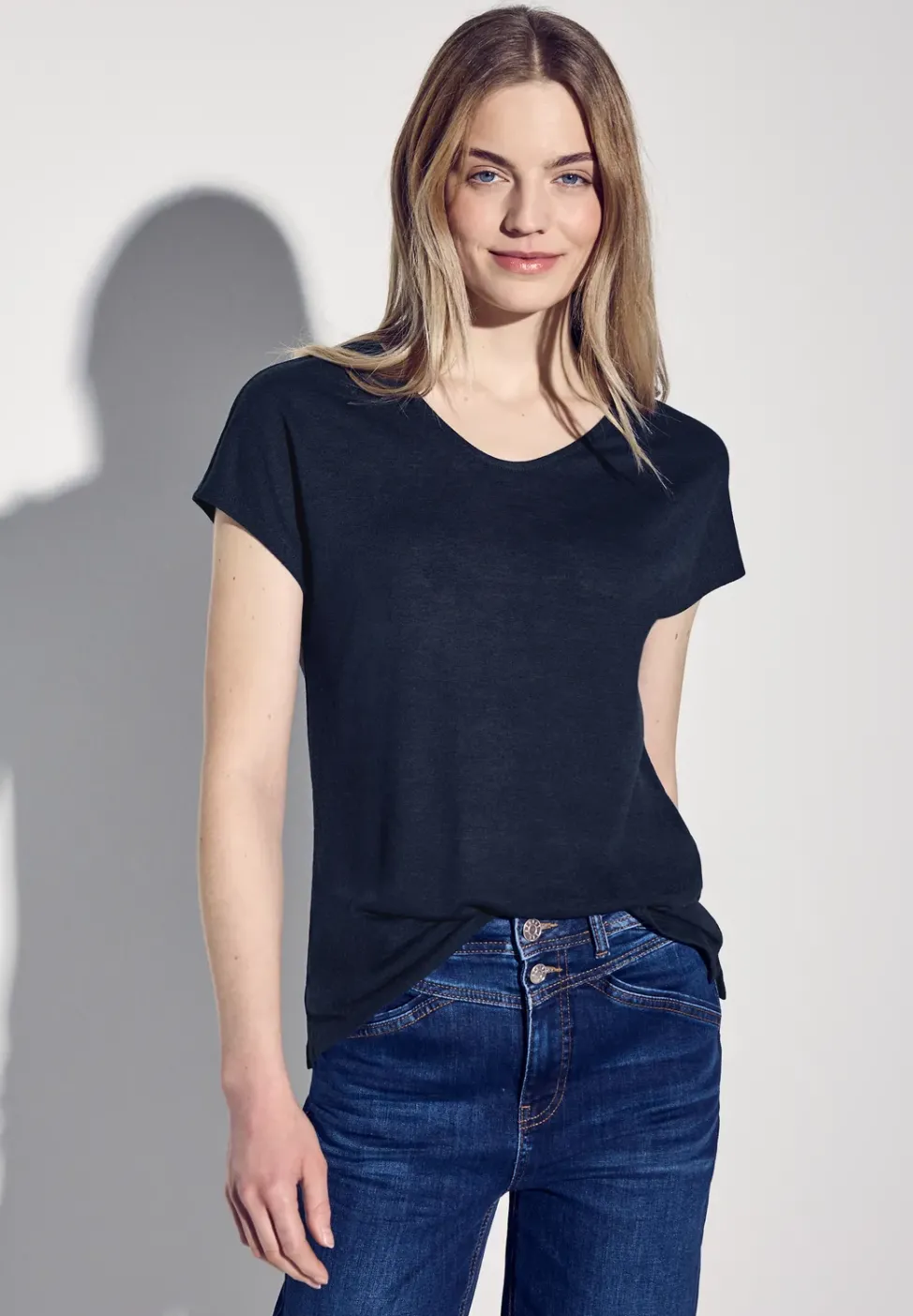 Leinen-Look Shirt