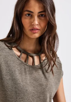 Leinen-Look Shirt