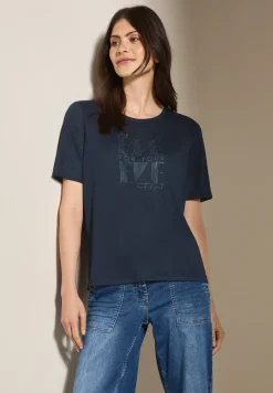 Leinen-Look T-Shirt