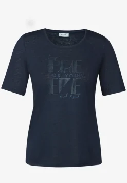 Leinen-Look T-Shirt