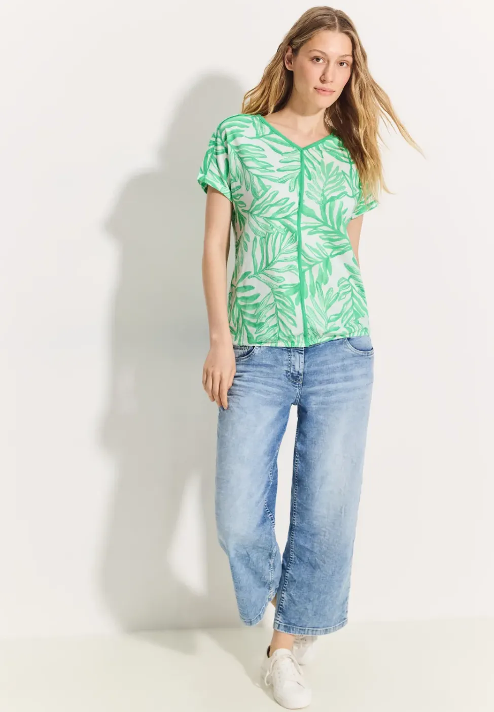 Leinenmix T-Shirt