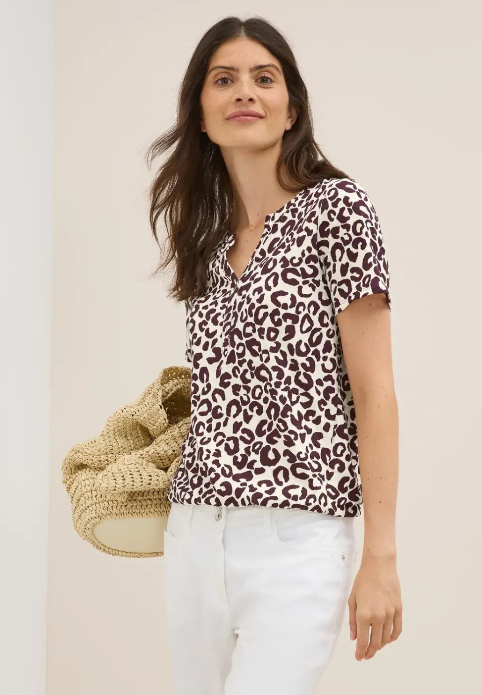 Leo-Shirt im Tunika-Look