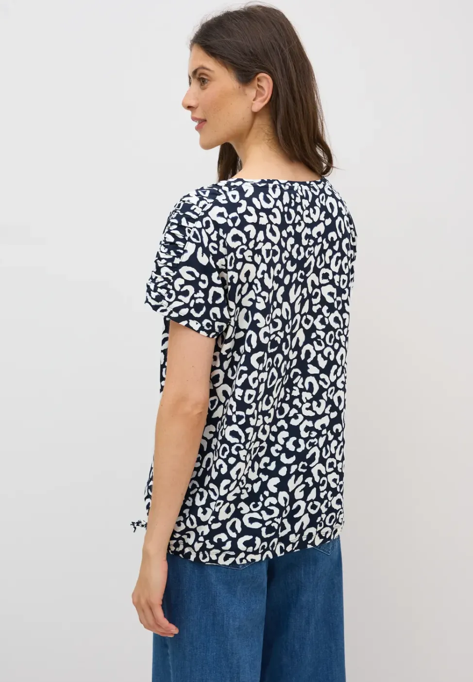 Leo Shirt mit Raffung