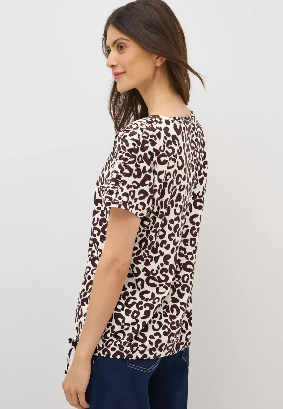 Leo Shirt mit Raffung