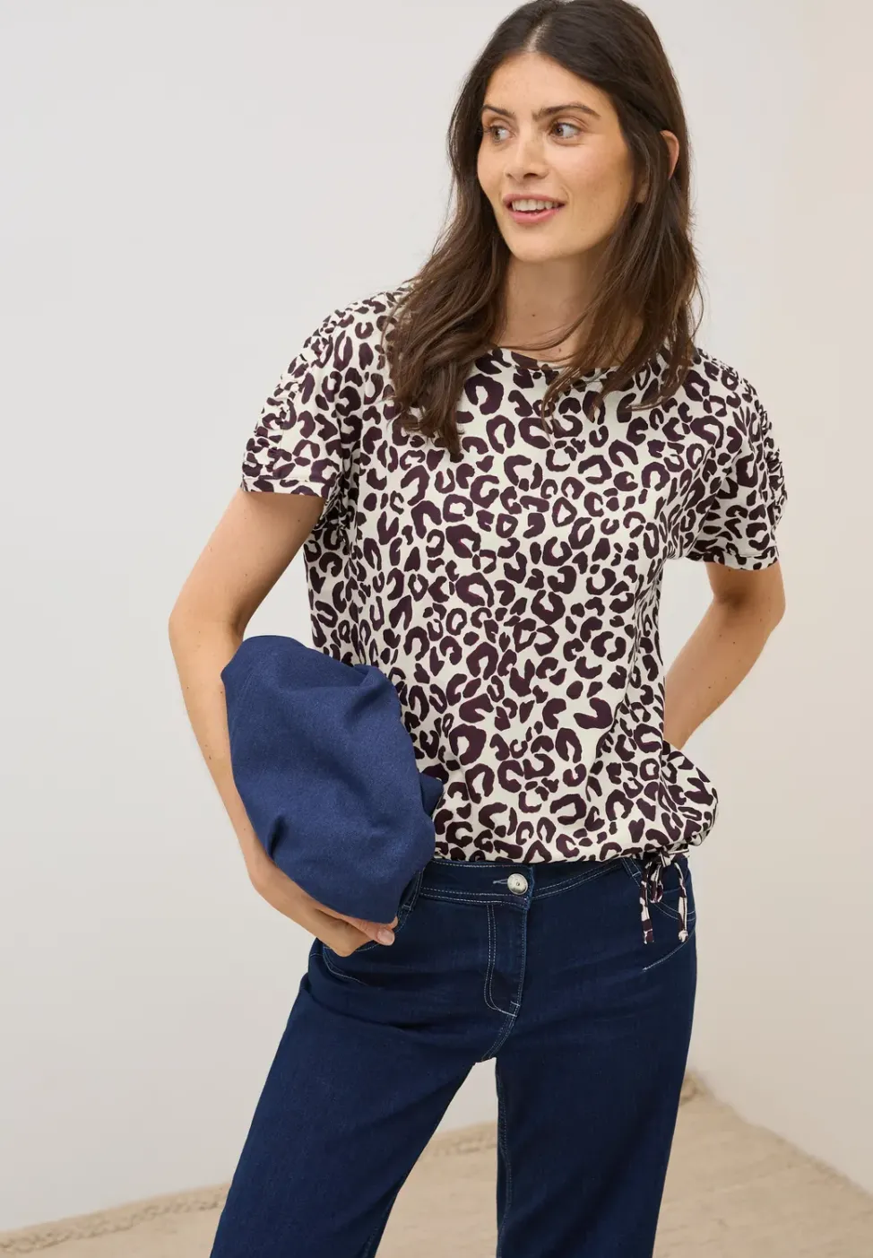 Leo Shirt mit Raffung