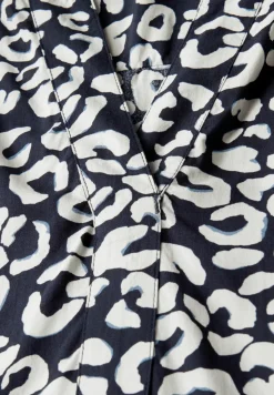 Leo Split Neck Bluse