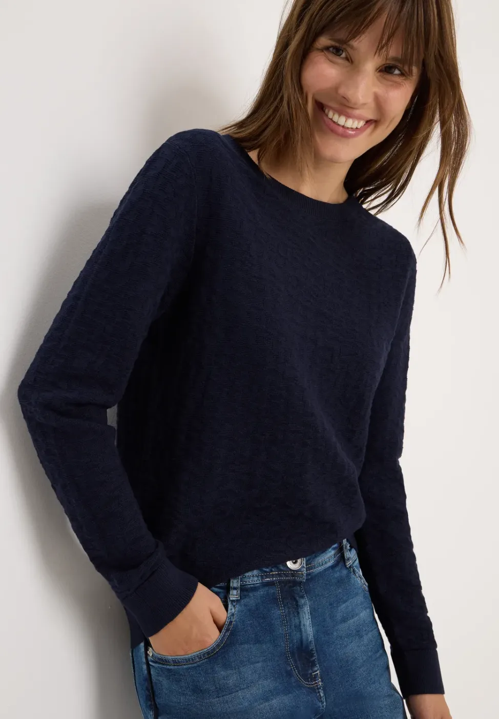 Leo Strukturpullover