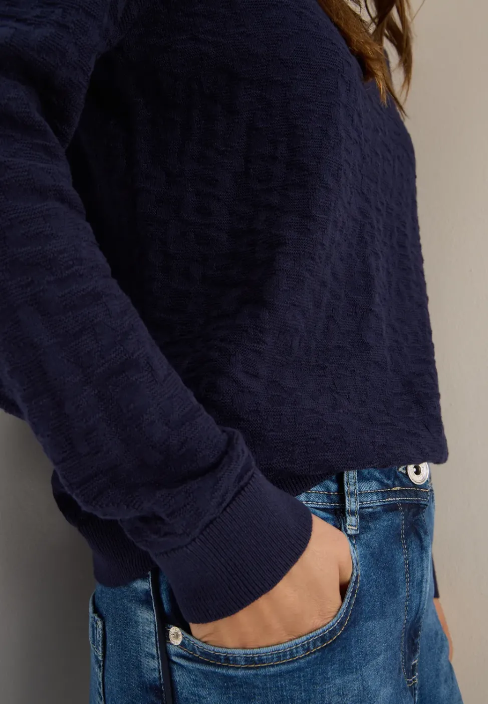 Leo Strukturpullover