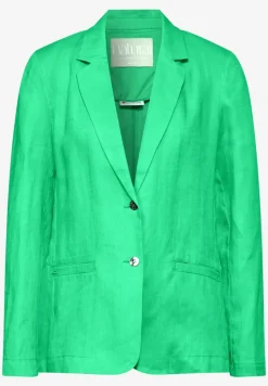 Long Leinenblazer