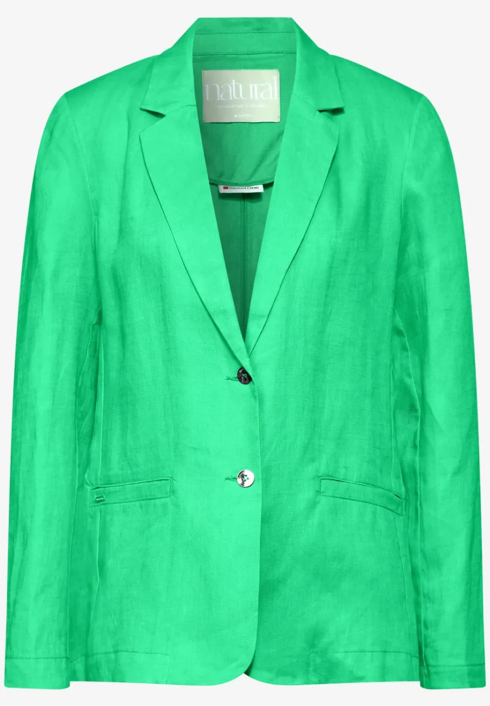 Long Leinenblazer
