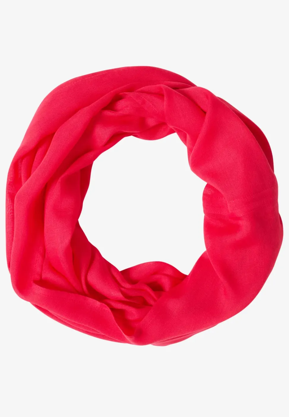 Loop Schal in Unifarbe aus Viskose