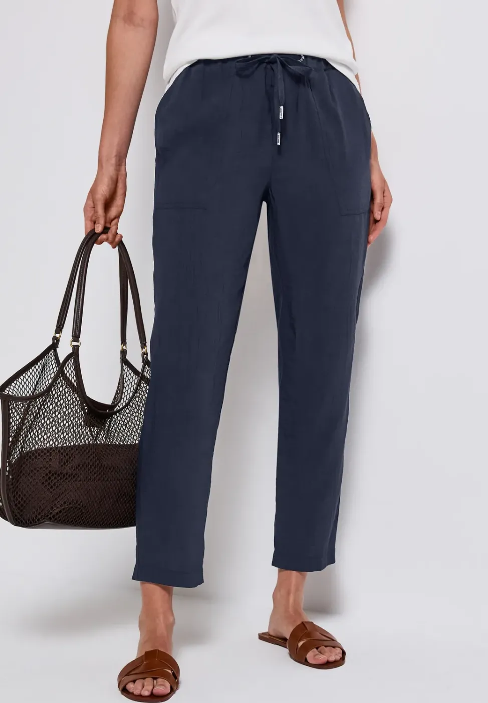 Loose Fit Hose mit Struktur