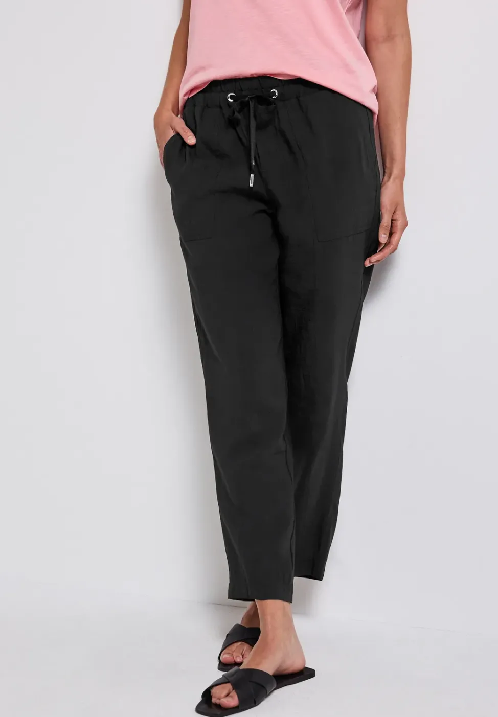 Loose Fit Hose mit Struktur