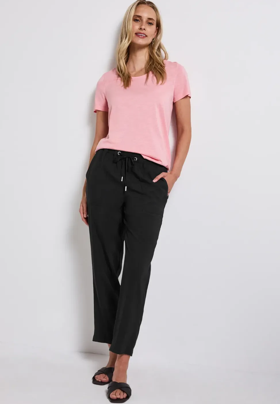 Loose Fit Hose mit Struktur