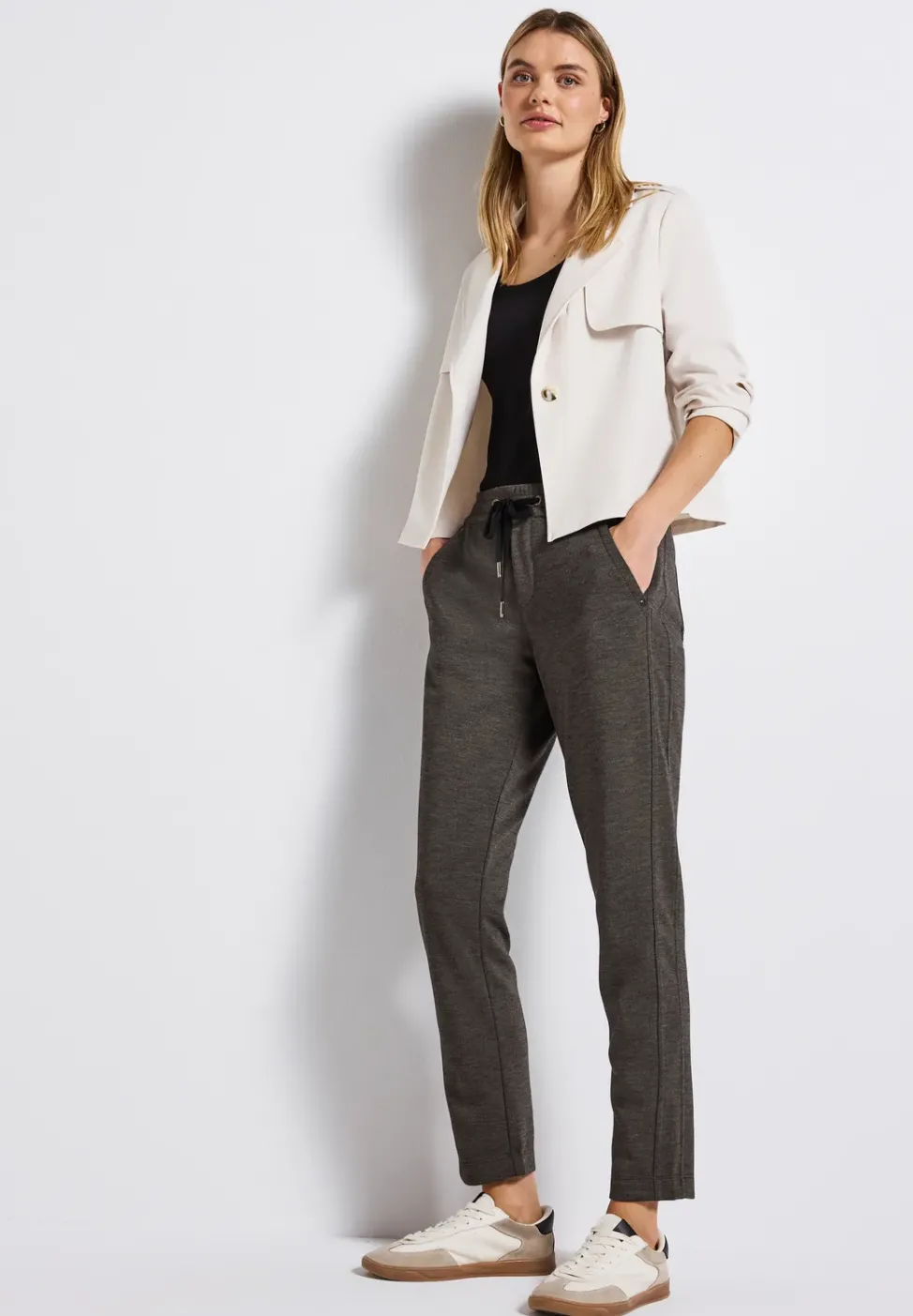 Loose Fit Melange Hose