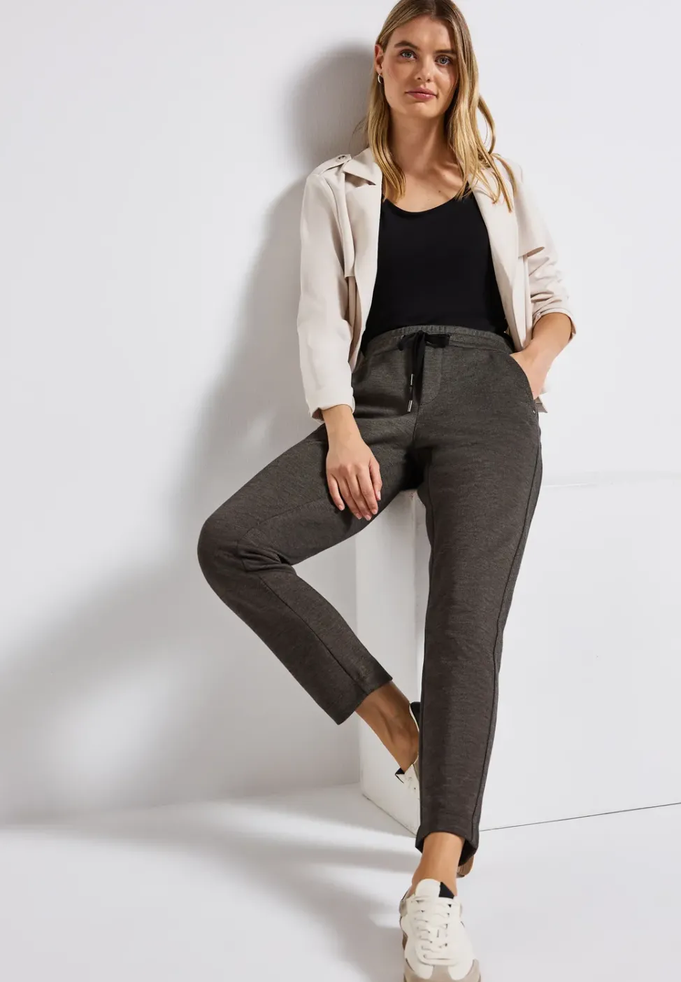 Loose Fit Melange Hose