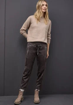 Loose Fit Velours Hose