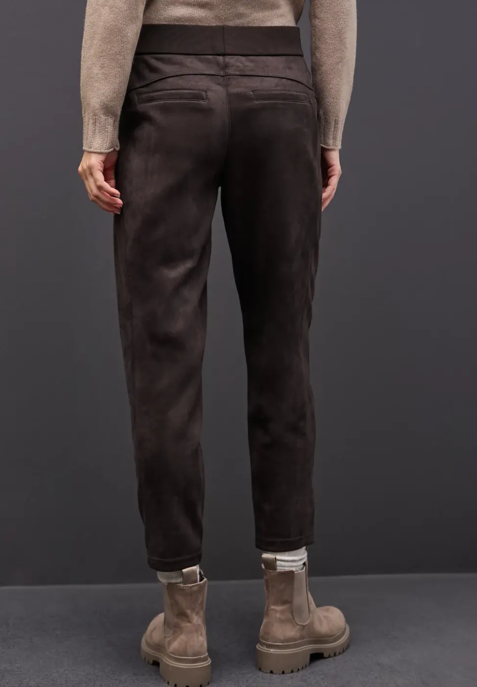 Loose Fit Velours Hose