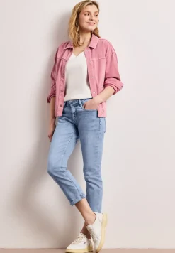 Low Waist Slim Leg Jeans im Casual Fit
