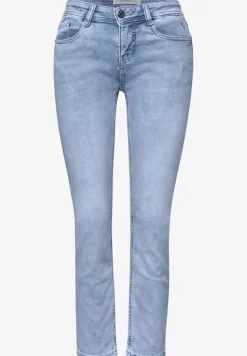 Low Waist Slim Leg Jeans im Casual Fit