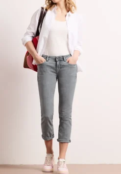 Low Waist Slim Leg Jeans im Casual Fit