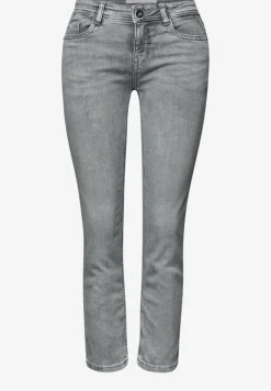 Low Waist Slim Leg Jeans im Casual Fit