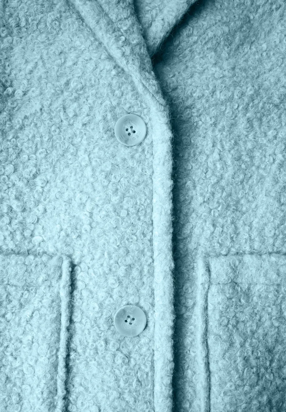 Mantel in Wolloptik
