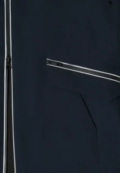 Mantel mit Kapuze und 2-Wege-Zipper