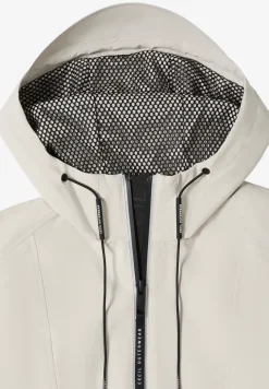 Mantel mit Kapuze und 2-Wege-Zipper