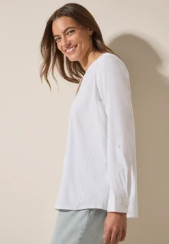 Materialmix Bluse