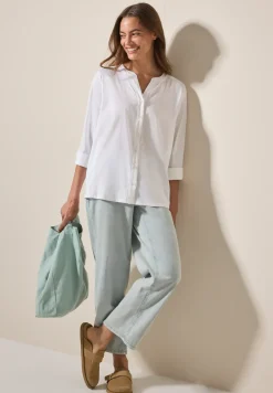 Materialmix Bluse