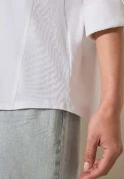 Materialmix Bluse