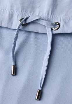 Materialmix Kapuzenshirt