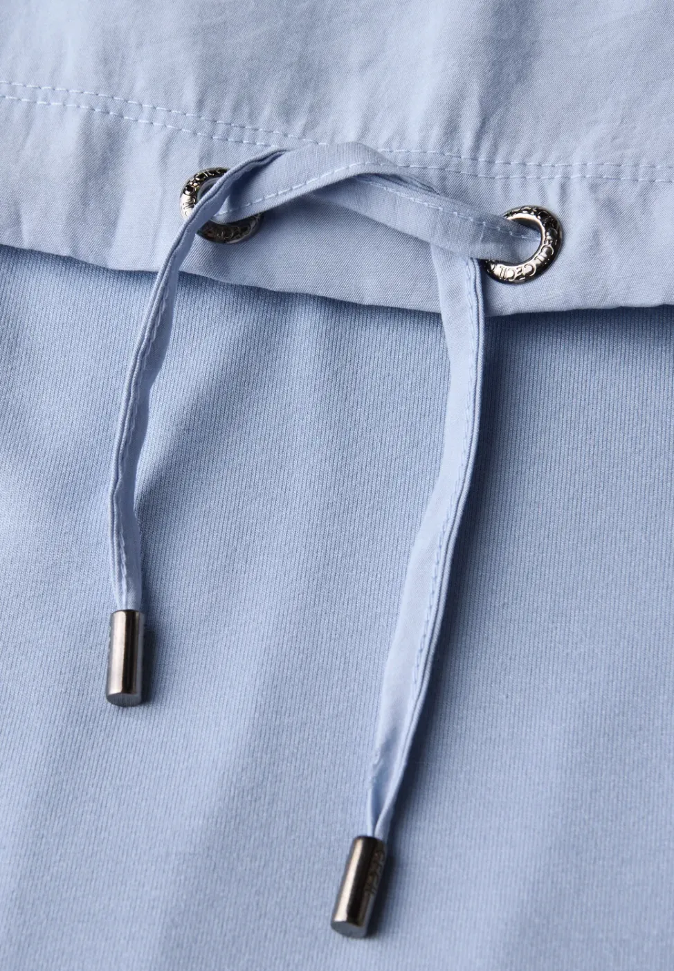 Materialmix Kapuzenshirt