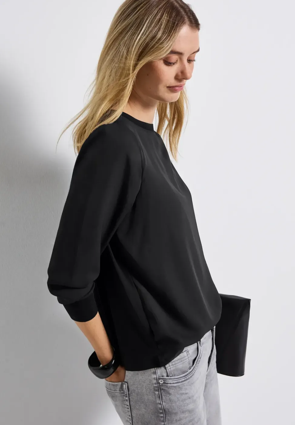Materialmix Chiffon Shirt