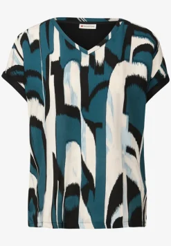 Materialmix Ikat Print Shirt