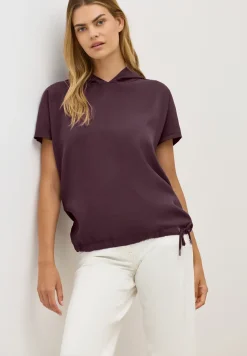 Materialmix Kapuzenshirt