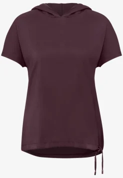 Materialmix Kapuzenshirt