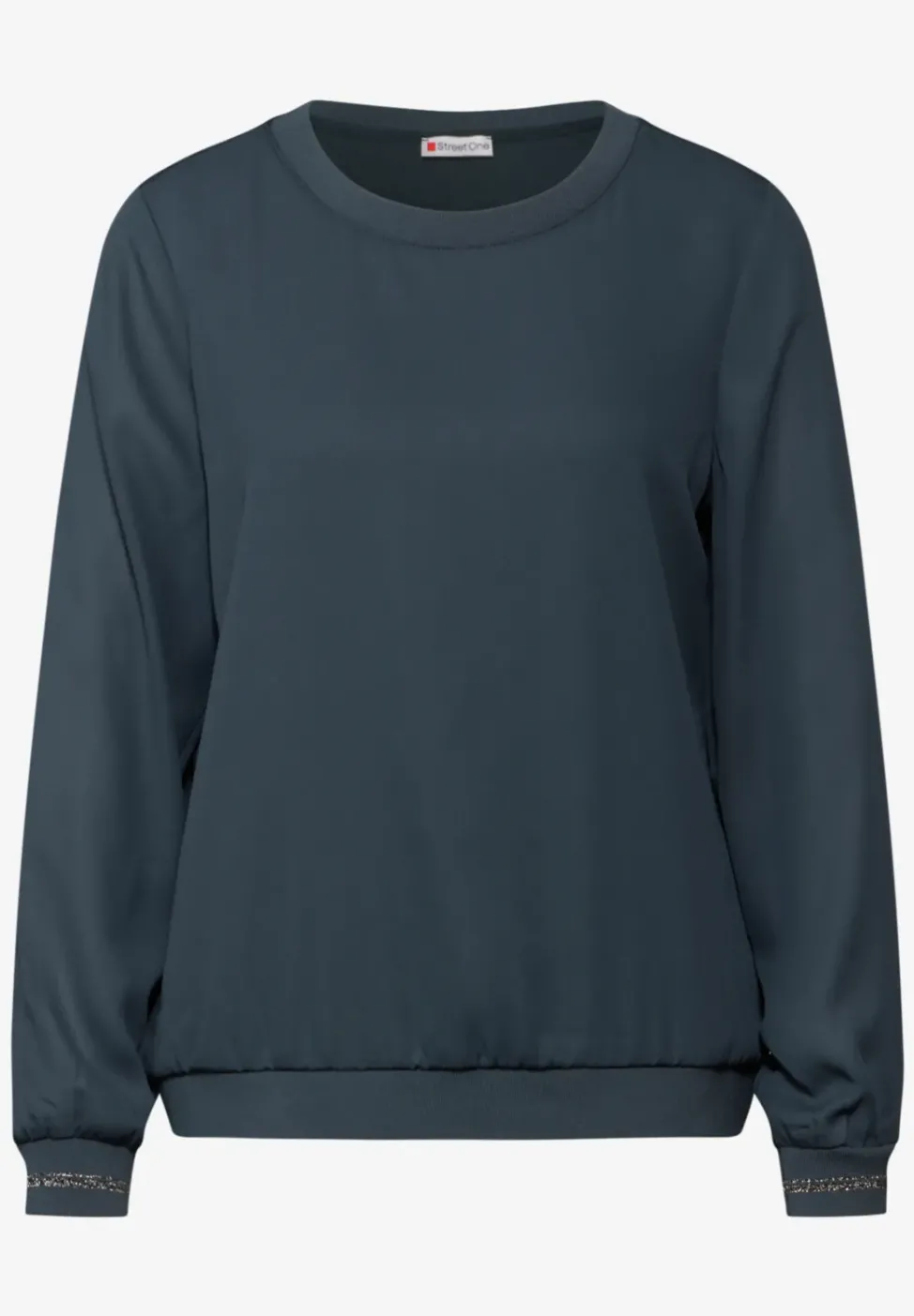 Materialmix-Shirt