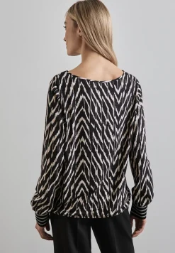 Materialmix-Shirt