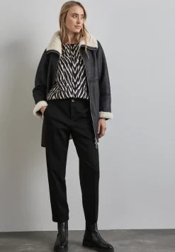 Materialmix-Shirt