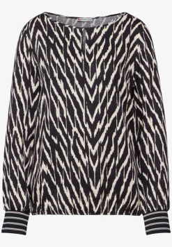 Materialmix-Shirt