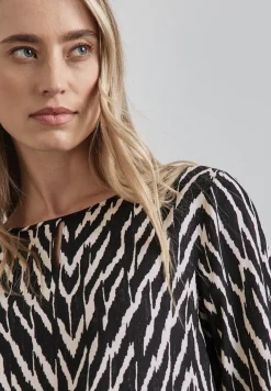 Materialmix-Shirt