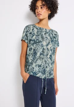 Materialmix Snake Shirt