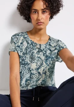 Materialmix Snake Shirt