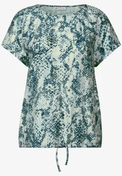 Materialmix Snake Shirt