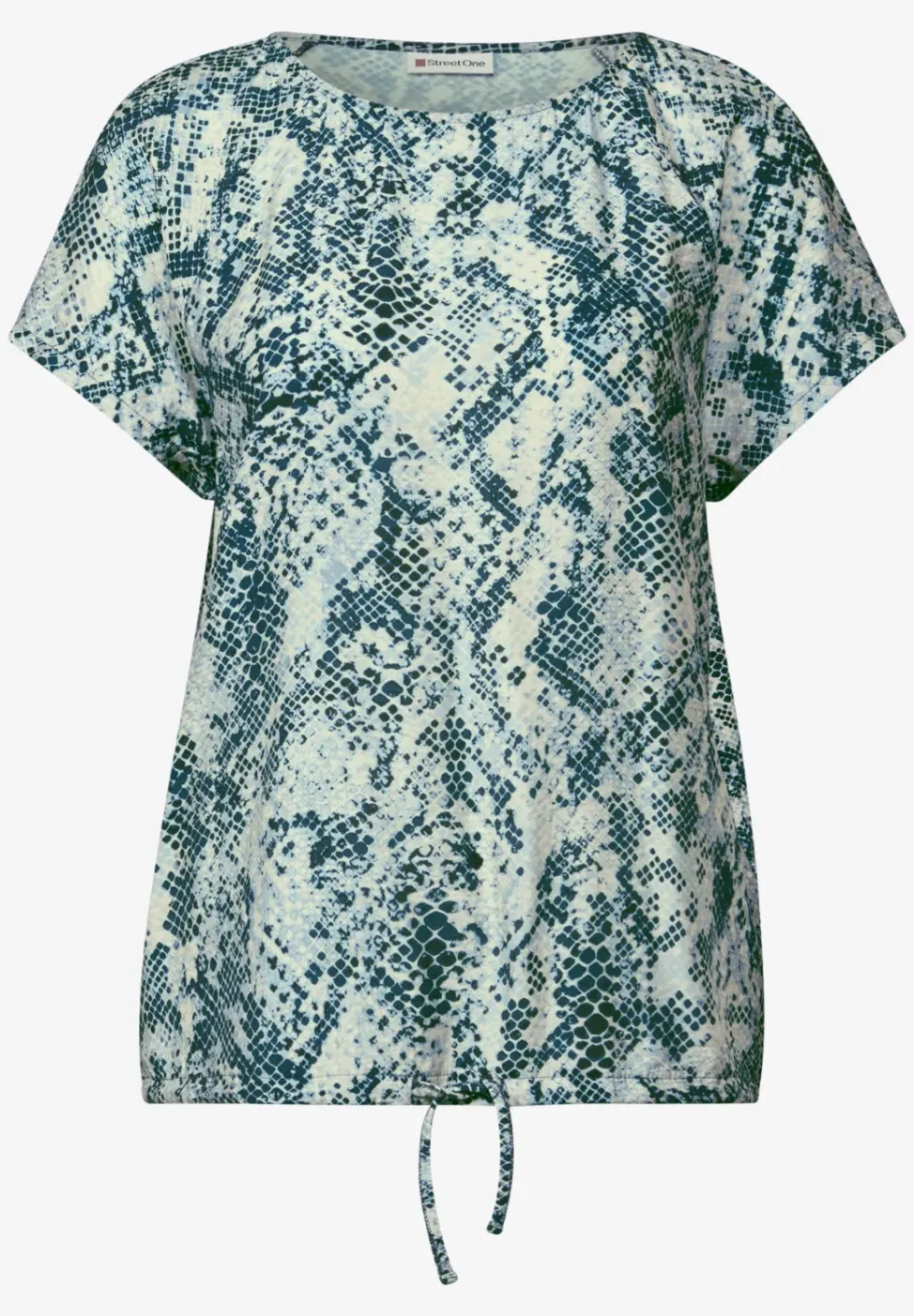 Materialmix Snake Shirt